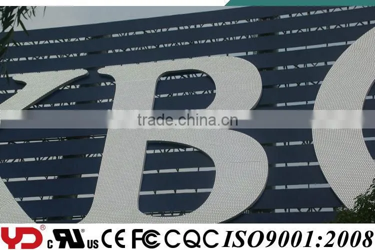 YD IP68 CE UL FCC V-0 Wonderful Advertising Pixel Outdoor logo LED Display Lights