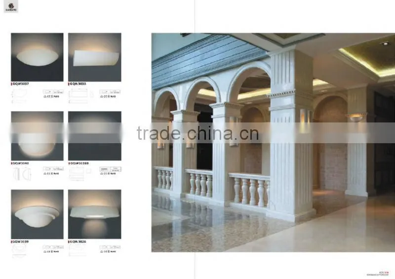 LED gypsum/platster wall lamp