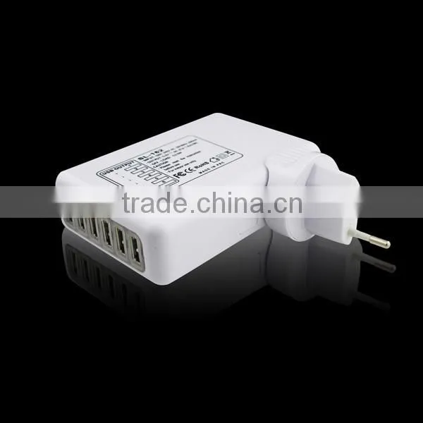 UK/EU/US/AU 6 ports USB Charger 7A