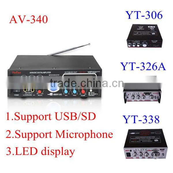 amplifier module plate amp with LED display amplifier AV-340
