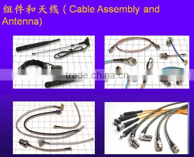 RF male/female FAKRA high frequency cable assembly, FAKRA connector types of twincable joints in cars