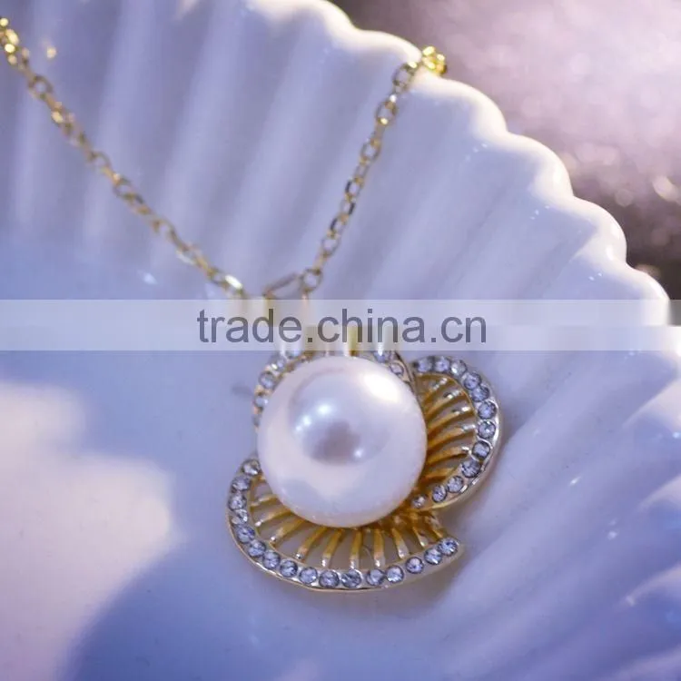 Latest Fashion Handsome Flower Necklace/Earrings Sets For Girl