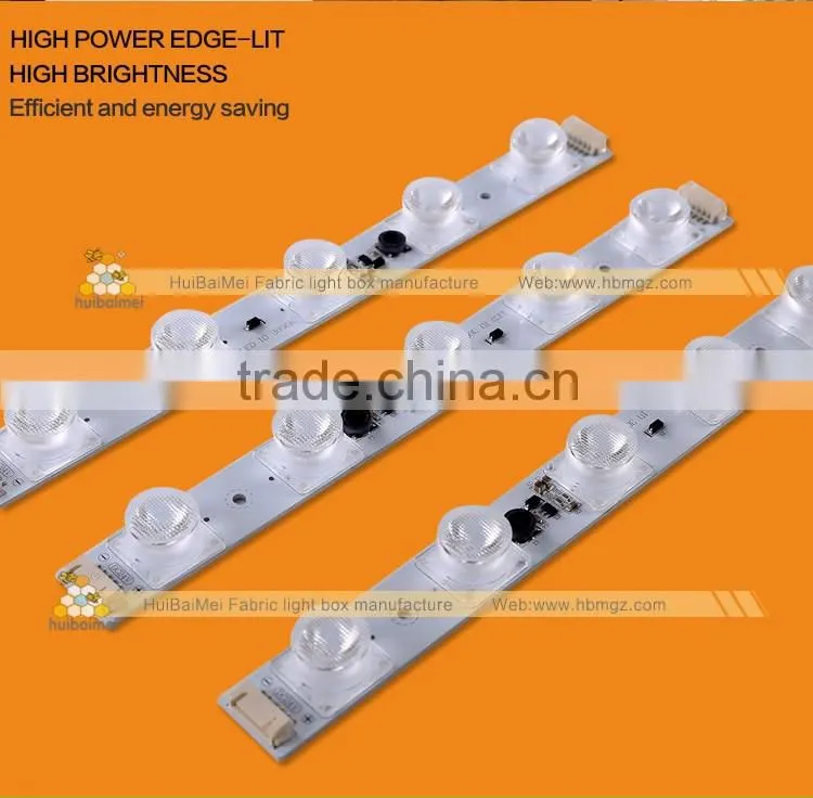 led module light bar for signage with PMMA optic lens