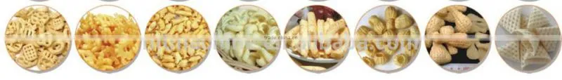 The shell/screws/Bugles/potato chips equipment making machinery 1.