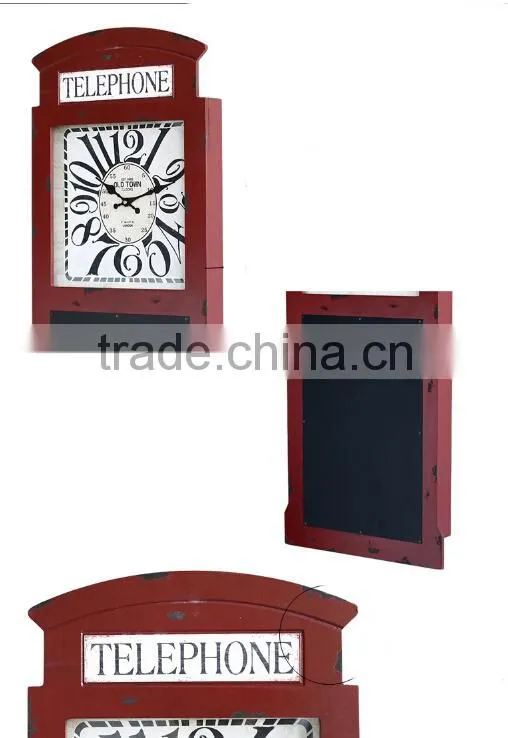 big home decor wall clock with photo frame