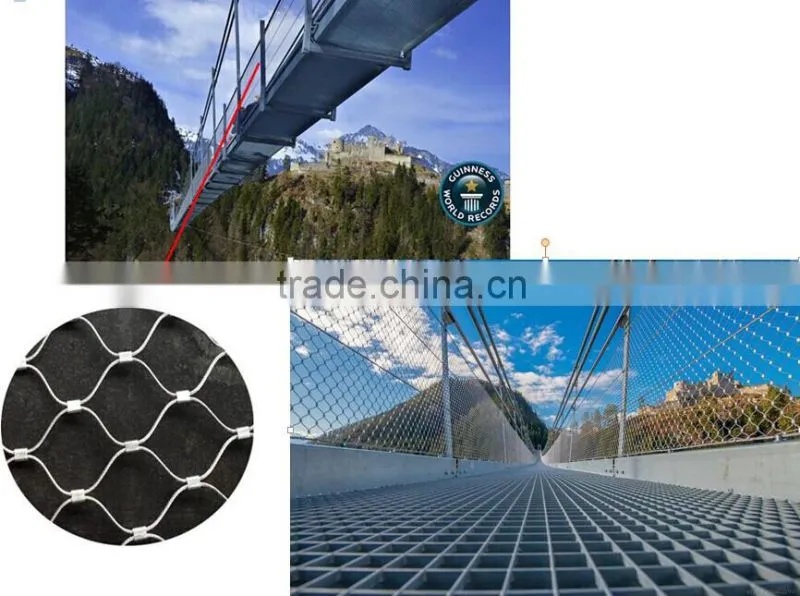 Stainless steel woven type fencing mesh
