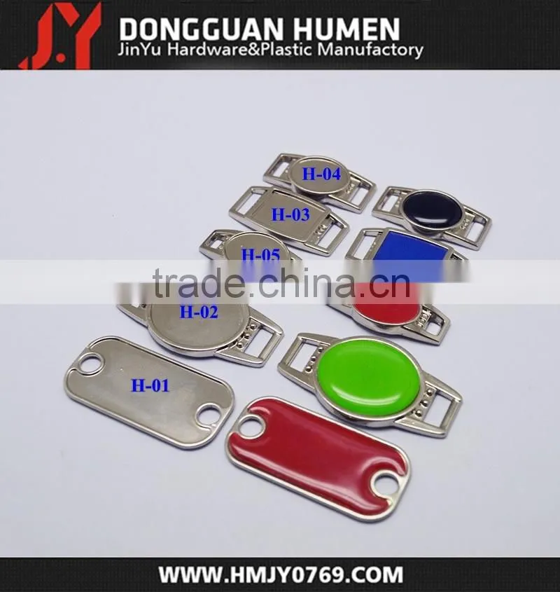 Jinyu metal paracord charms/metal shoelace charms/metal shoe buckle