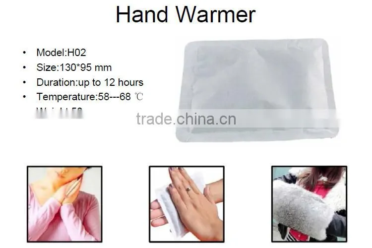 Instant Hand Warmer Pack With Printing On The Pouch Lasting 24 Hours