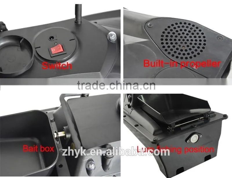 Double Bunker Water Toy 2.4G Remote Controlle Fresh Bait Boat