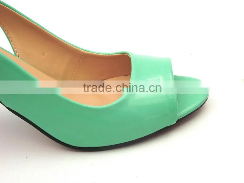 shining sexy slingback elegant women heels sandals