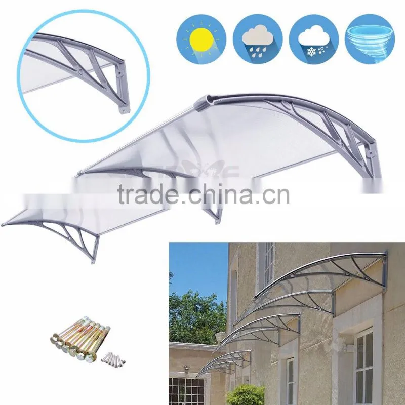 1m x 2m UV Canopies Patio Window Awning 40*80" Cover Gardenning Rain Protection