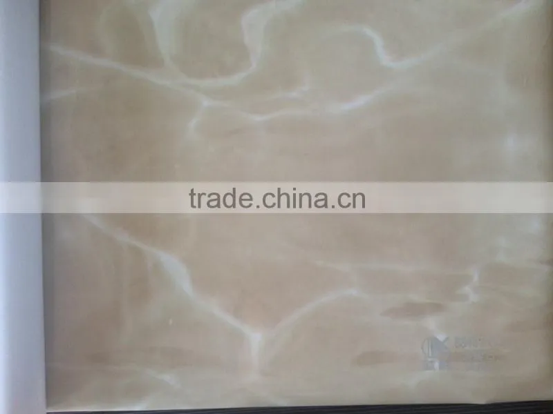 OUMEIJIA Latest Fashion pvc wooden design two grooves wall panel of decorative room panels