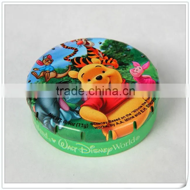 4c printing hinged small tin box