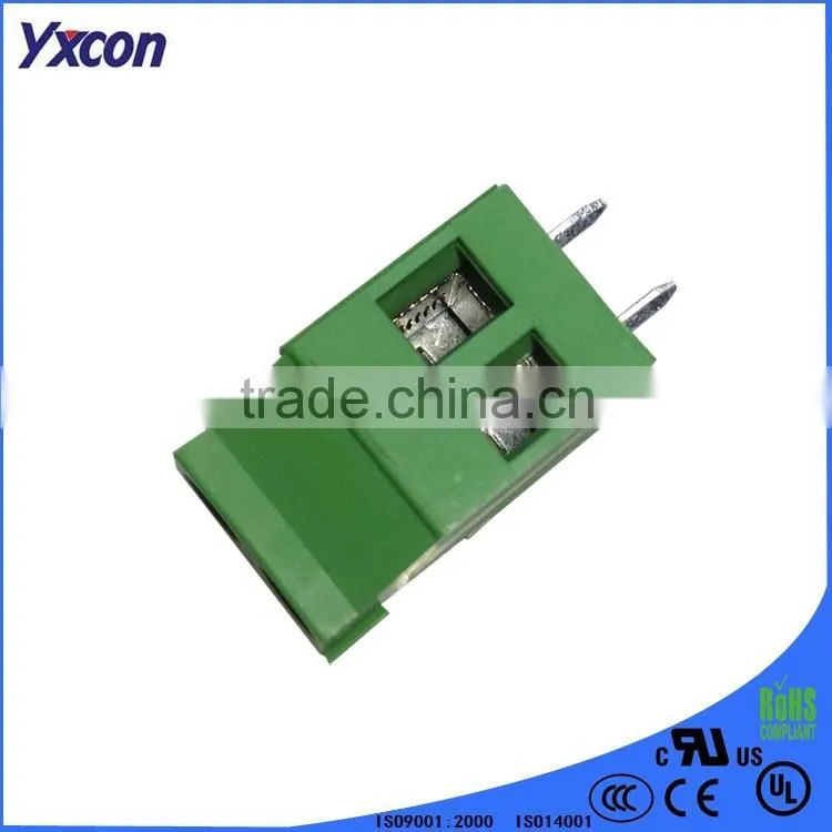2pin wide width green color wire to board connector Terminal Block