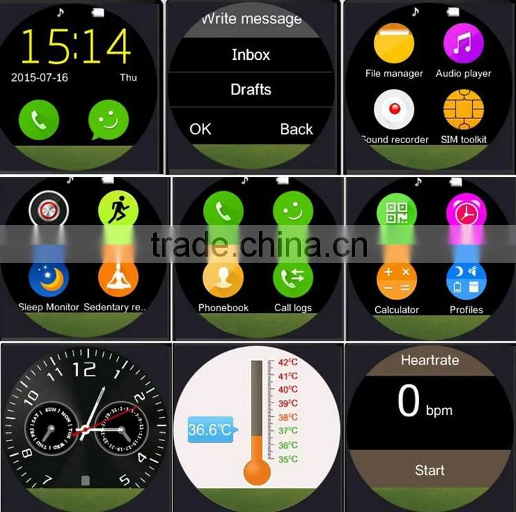 Smart Watch T3 Smartwatch Support SIM SD Card Bluetooth WAP GPRS SMS MP3 MP4 smart watch t3