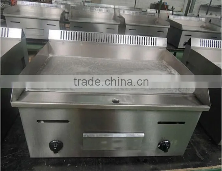 Catering Equipment Supplies Stainless Steel Kitchen Industrial Gas Grill Griddle For Hamburger BN-720