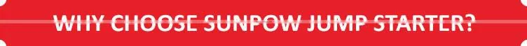 SUNPOW X5 car jump starter