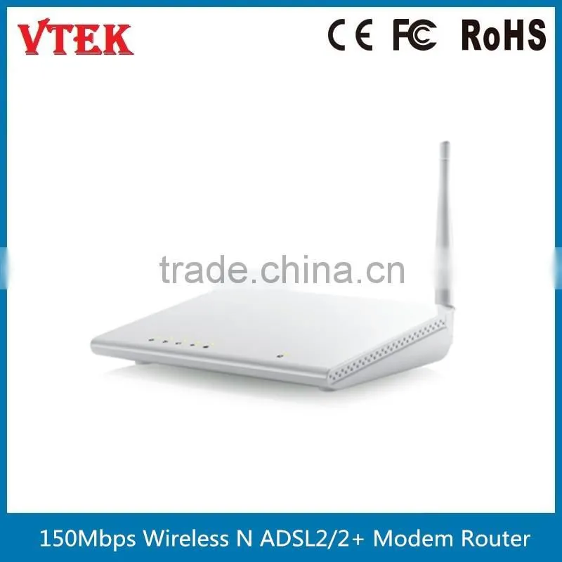 150Mbps Wireless N ADSL2/2+ Modem Router OEM Service for Customized Order