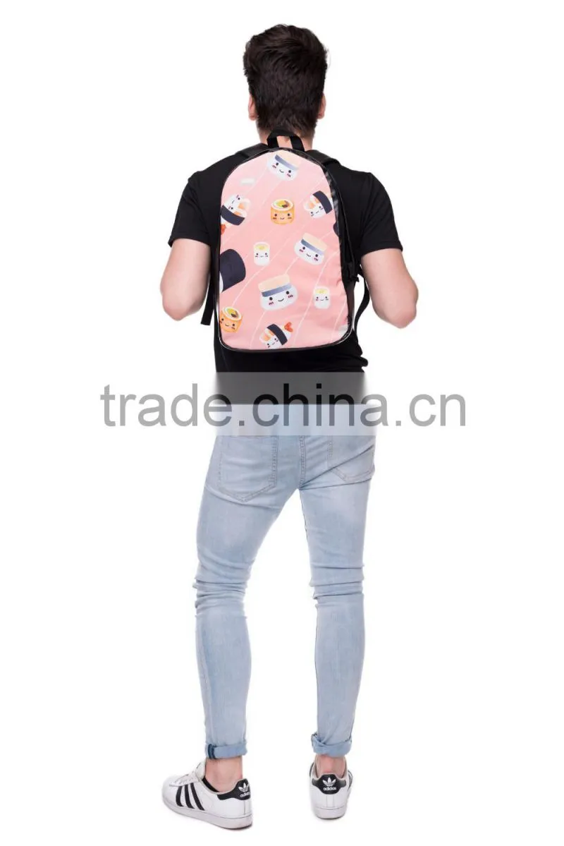 New Design 3D Print High Quality Custom Bag Pack Backpack for Girls
