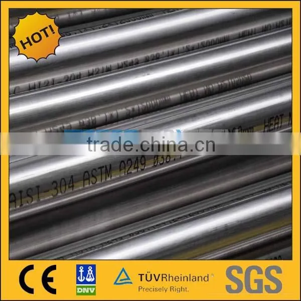 Stainless Steel Welded Bright Annealed Tube ASTM A 249 TP304/316