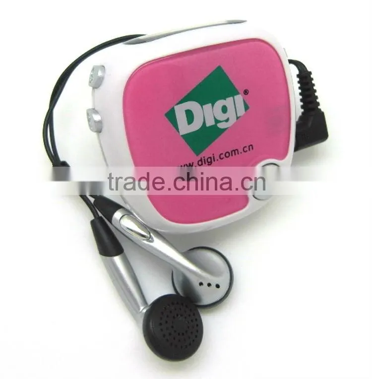 FM Radio Pedometer Small Digital Counter Steps