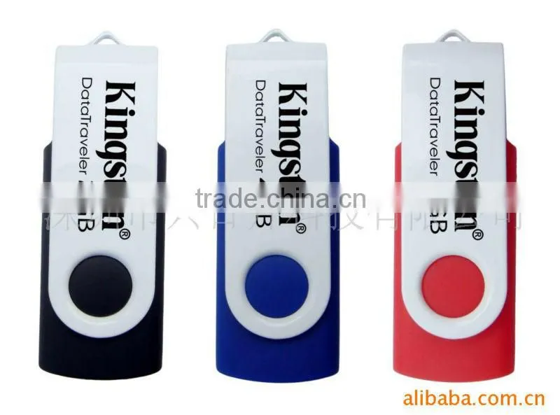 swivel usb flash driver with black gift box hot selling for 2013 gifts