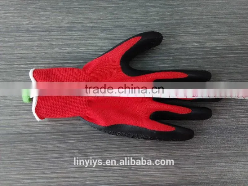 LATEX COATED SAFETY WORK GLOVES GARDEN GRIP MENS BUILDERS GARDENING