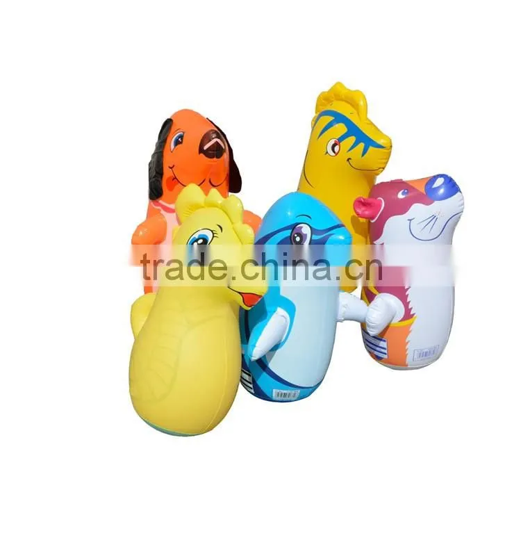 2013 New design at very good factory cost plastic pvc air inflatable tumbler for advertisment and promotions