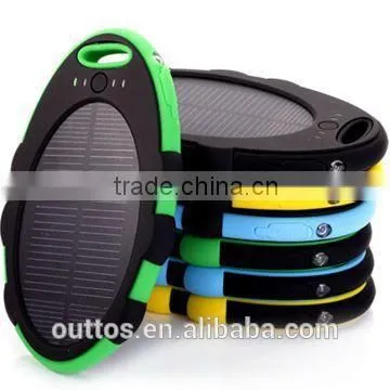 HOT sale solar power bank,5000mah solar power bank,solar charger for digital products