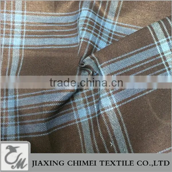 jiaxing yarn dyed grid of cotton denim for denim dangri