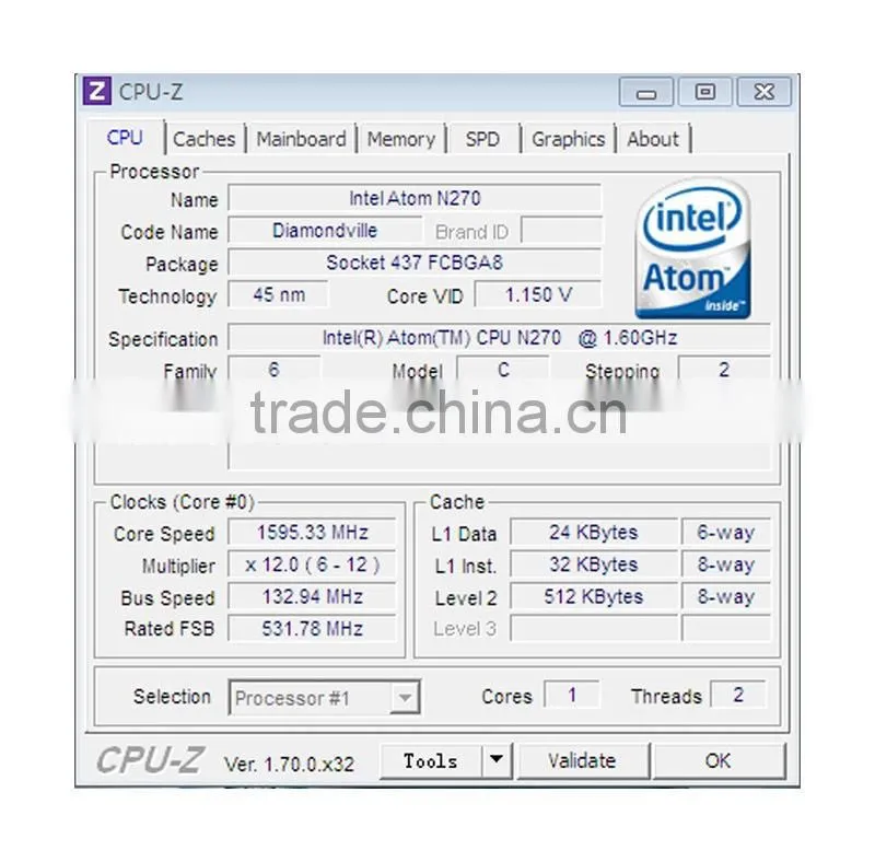 XCY New Atom Mini PC Desktop Mini Mini PC Z3736f L18Y N270 Support Wireless Keyboard 4G RAM 8G SSD