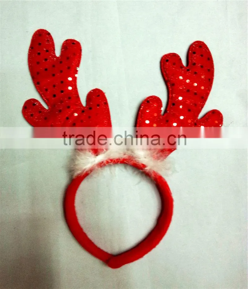 Christmas antlers headband