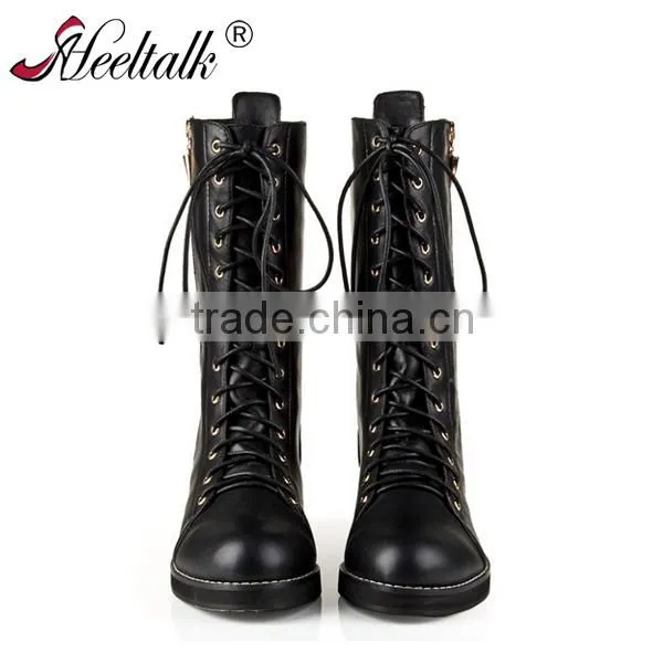 OEM ODM Custom made wholesale genuine leather laydies fashion boots 2016