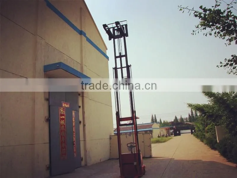 China Jetstar high mast electric pallet forklift manual