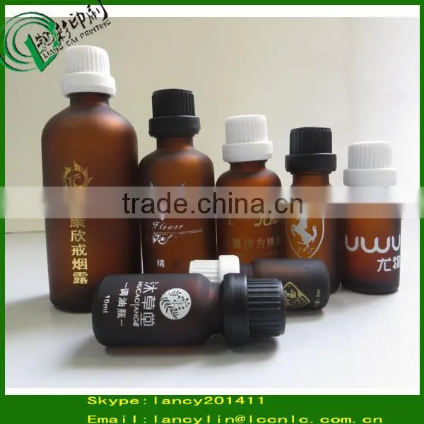 Amber glass bottle with tamper evident screw cap 15ml 20ml 30ml amber glass bottle eliquid