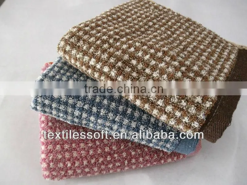 Jacquard yarn dyed little square towel face towel