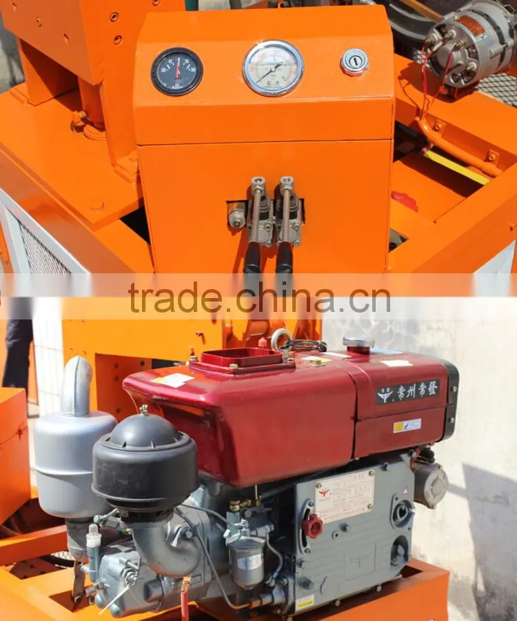WANTE MACHINERY WT1-20 manual interlocking earth brick moulding machine
