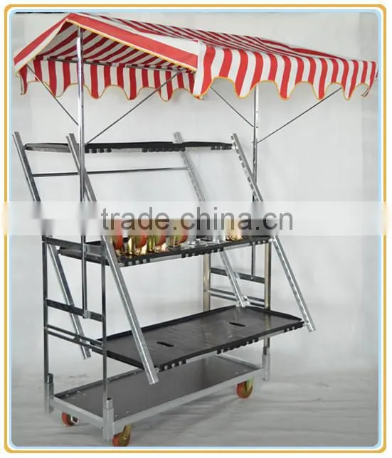 FLOWER/FOOD CART, HAMBURGER SELLING CART