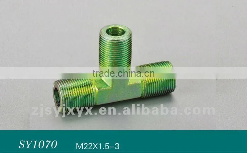 Tee ironconnector,M18pipe fitting