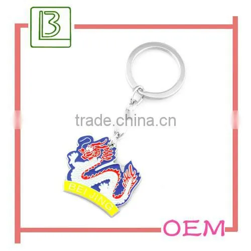 the great wall of china metal keychain