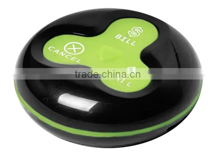 Green wireless table call button