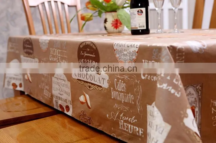 2015 new design table cover, table cloth fabric, table cloth design, table cloth factory