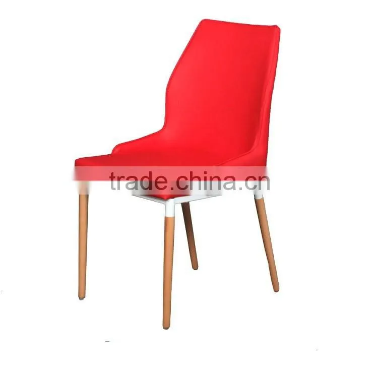 Manufacturer leather dining chair,different color colorful PU chair
