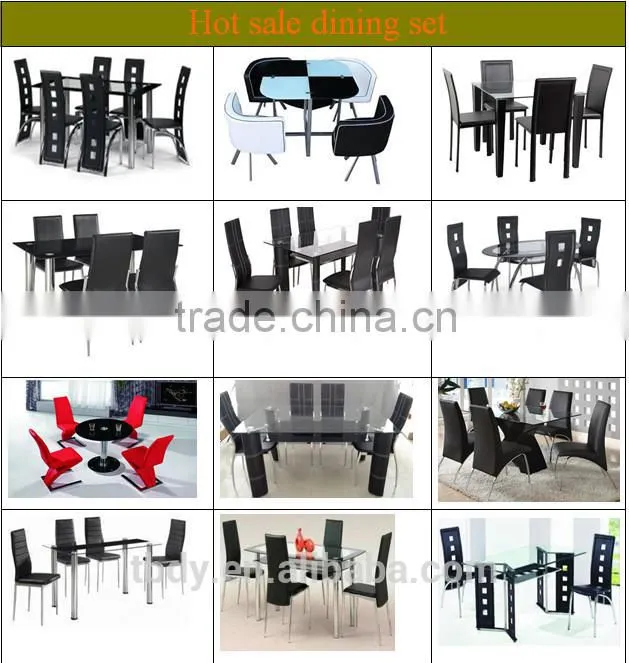 Hot Sale Dining Room Furniture Set 1 Table with 4 Chairs