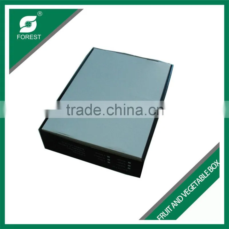 BLACK MATT CUSTOM CORRRUGATED FRUIT CARTONS RECYCLED MATERIAL PAPER PACKING BOXES FOR SALE