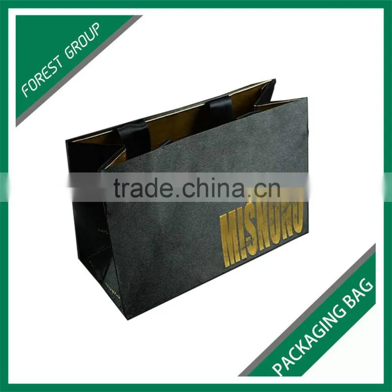LARGE SIZE APPAREL PACKING PAPER BAGS WITH CUSTOM HANDLES