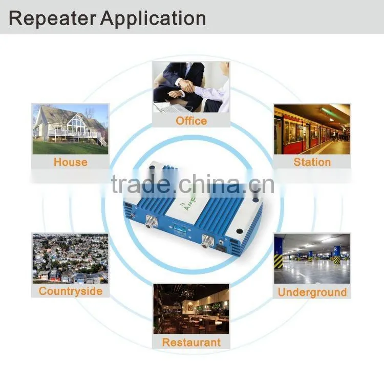 Home Office Basement Indoor cellular DCS 1800MHz enhancer / LTE 1800 Cell Signal Booster Repeater