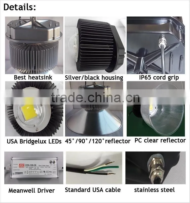 UL DLC 240W LED High Bay Light with 5 Years Warranty