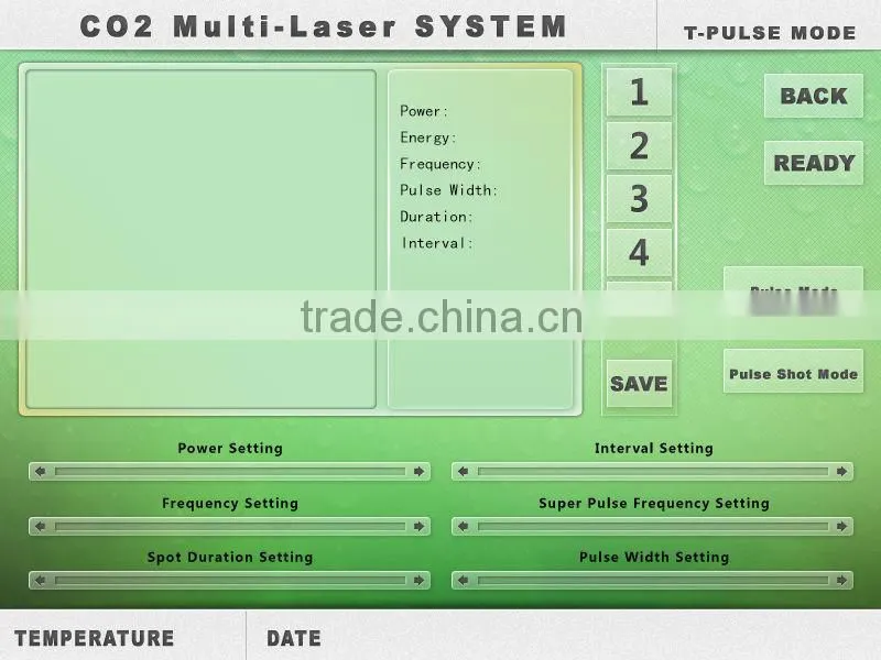 RF CO2 laser treatment machine