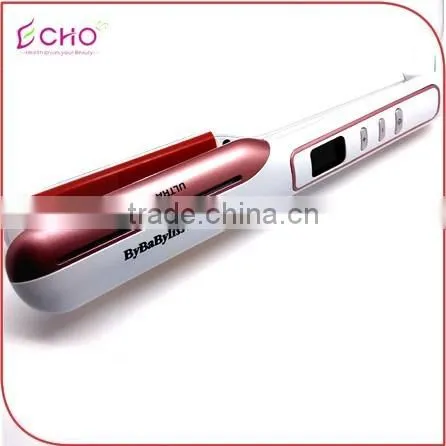 FR-213 professional fast gorgeous ceramic LCD digital electric wet and dry steam flat iron hair straightener